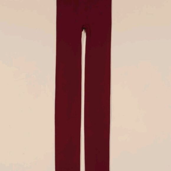 Burgundy Stockings, Tights, Pantyhose (One size - fits Small, Medium, & La…ki - Picture 4 of 4